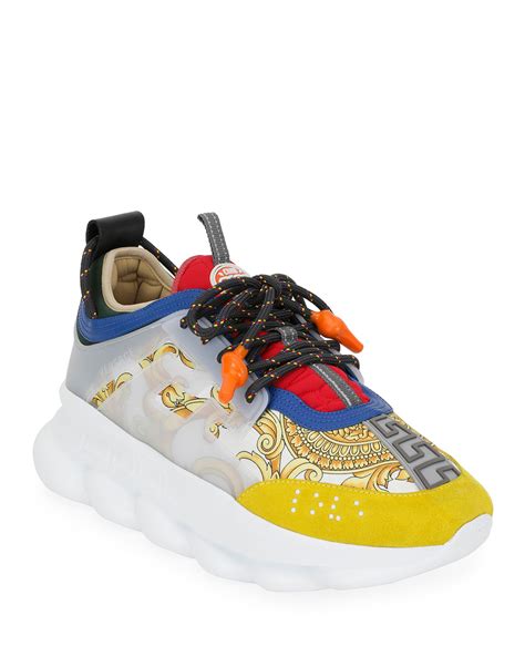 versace chain reaction ioffer|authentic Versace chain reaction sneakers.